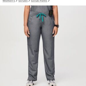 Figs graphite cargo drawstring pants XL Tall